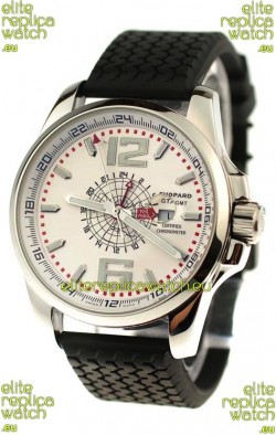Chopard 1000 Miglia GT XL GMT Japanese Replica Watch in White Dial
