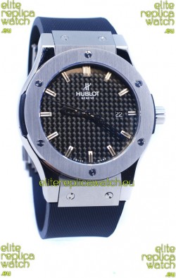 Hublot Classic Fusion Silver Watch in Stamped Dial