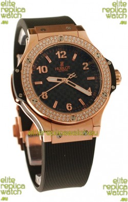 Hublot Big Bang Cappucino Carbon Face Swiss Replica Watch