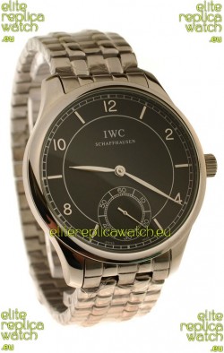 IWC Portugese Automatic Japanese Watch in Black Dial