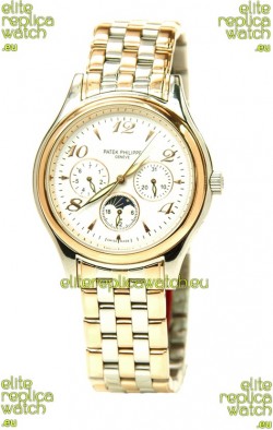 Patek Philippe Grand Complications Japanese Replica Gold Watch in Arabic Hour Markers