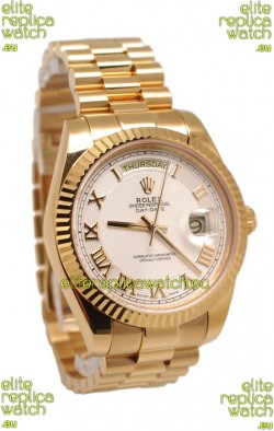 Rolex Day Date II Gold Japanese Replica Watch