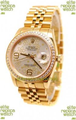 Rolex Datejust Floral Motif 2011 Edition Japanese Replica Watch