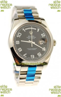 Rolex Day Date II Silver Japanese Replica Watch