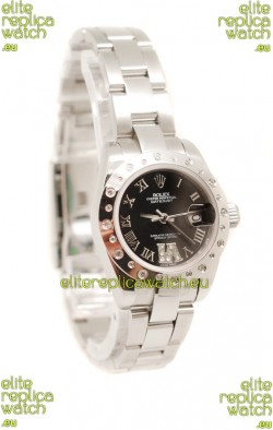 Rolex Datejust Ladies Silver Swiss Replica Watch