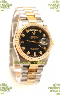 Rolex Day Date Two Tone Japanese Replica Watch
