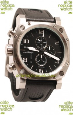U-Boat Thousand of Feet Japanese Replica Watch in Black Dial
