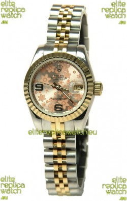Rolex Floral Motif Datejust Ladies Replica Watch