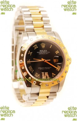 Rolex DateJust Mid-Sized Gold Japanese Replica Watch 