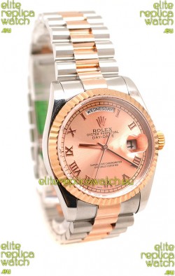 Rolex Day Date Two Tone Japanese Replica Watch
