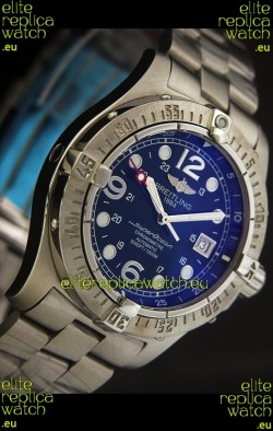 Breitling Superocean Swiss Replica Watch Steelfish in Blue Dial