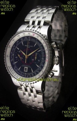 Breitling Montbrillant Legende Swiss Replica Watch in Black Dial