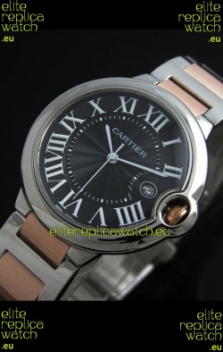 Cartier Ballon Bleu de Japanese Replica Watch Two Tone