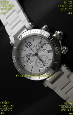Cartier Pasha de Ladies Replica Watch in White Dial
