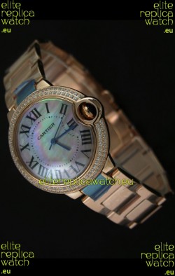 Cartier Balon de Swiss Replica Watch in Rainbow Dial