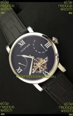 Cartier Calibre de Swiss Tourbillon Steel Watch