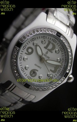 Corum Imitation Ceramics Japanese Replica Watch in White Dial