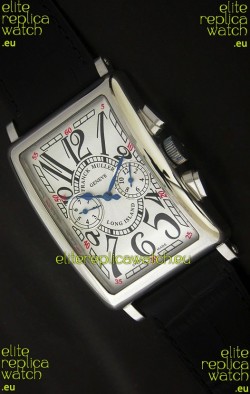 Franck Muller Long Island Japanese Replica Watch in White Dial