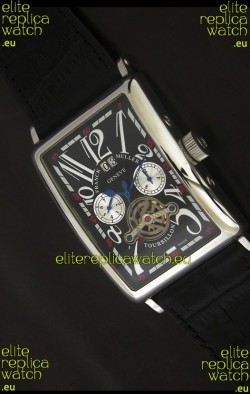 Franck Muller Tourbillon Japanese Replica Watch in Black Dial