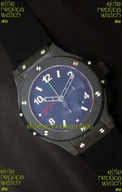 Hublot Ayrton Senna Swiss Watch in PVD Case