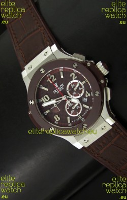 Hublot Big Bang Ceramic Bezel Watch Carbon Dial - 1:1 Mirror Replica