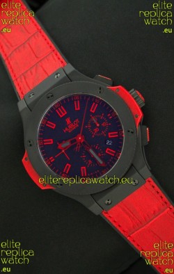 Hublot Big Bang Ceramic Sandblasted Matte Watch in Red - 1:1 Mirror Replica