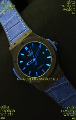 Hublot Big Bang Classic Fusion Ceramic Case Watch in Blue Strap