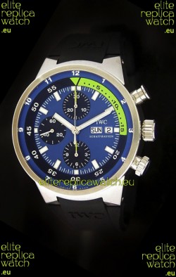 IWC Aquatimer Chrono Automatic Swiss Watch in Blue Dial