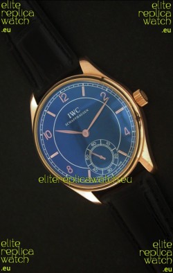 IWC Schaffhausen Japanese Replica Watch in Rose Gold Casing