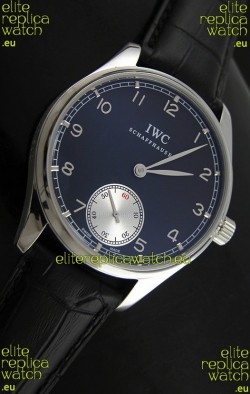 IWC Schaffhausen Japanese Replica Watch in Black Dial