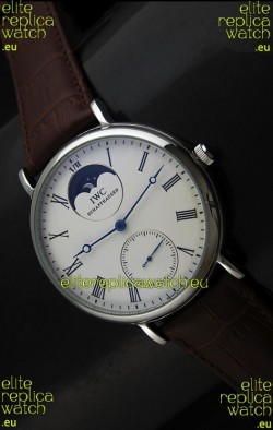 IWC Vintage Portifino MoonPhase Japanese Replica Watch in White
