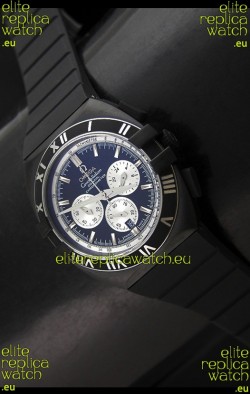 Omega Double Eagle Chronograph PVD Black Watch
