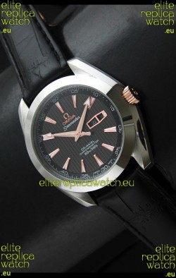 MEGA Seamaster Aqua Terra 150M Co-Axial Watch in Black Dial