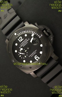 Panerai Luminor Submersible 1000M Japanese Automatic Watch in PVD Coating