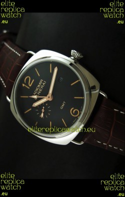 Panerai Radiomir PAM421 GMT Japanese Replica Watch in Black Dial