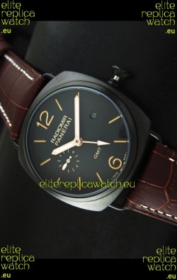 Panerai Radiomir GMT Japanese Replica Watch in PVD Case