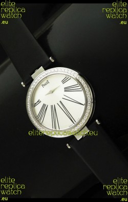 Piaget Altiplano Duo Dual Swiss Ladies Watch with Diamonds Bezel