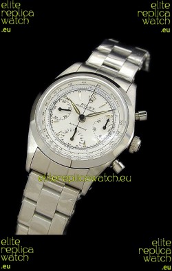 Rolex Oyster Chronograph Vintage Swiss Replica Watch in White Dial