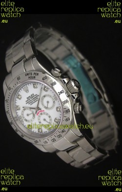 Rolex Daytona Japanese Replica Watch in White Dial