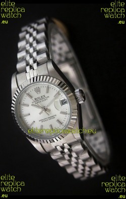 Rolex Datejust Oyster Perpetual Superlative ChronoMeter Japanese Watch in White Dial
