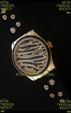 Rolex DateJust Gold Diamond Japanese Replica Watch