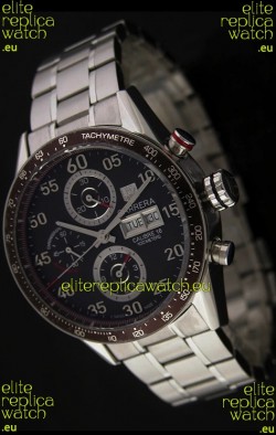 Tag Heuer Carrera Calibre 16 Japanese Watch in Brown Dial