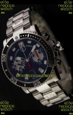 Ulysse Nardin Maxi Marine Swiss Watch in Black Dial