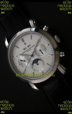 Vacheron Constantin Perpetual Calendar Japanese Watch in Silver Dial