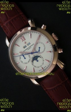 Vacheron Constantin Perpetual Calendar Japanese Watch in Rose Gold