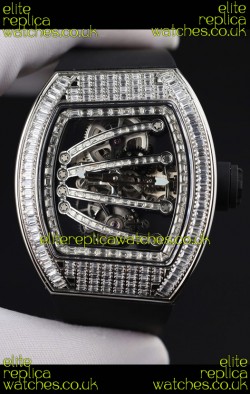 Richard Mille 59-01 Iced Out Casing Super Clone Watch 