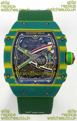 Richard Mille RM67-02 Green NTPT 37 Grams CRMA7 Clone Movement 