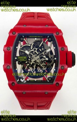 Richard Mille RM035-02 Red NTPT FREE SPRUNG MVMNT Super Clone Watch