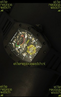 Richard Mille RM036 Jean Todt Forged Carbon Bezel Titanium Watch - All Black Edition