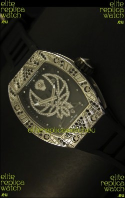 Richard Mille RM051 Tourbillon Swiss Watch in Leather Strap